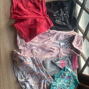 Pink Kids Shorts